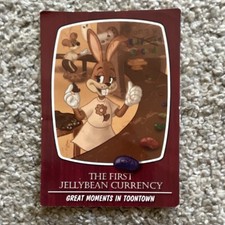 Disney Great Moments in Toontown 2004 The First Jellybean Currency Card #2/3 picture