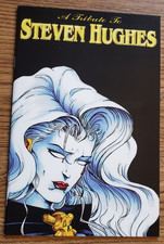 A TRIBUTE TO STEVEN HUGHES #1 (2000) GRADE NM+ PREMIUM CHAOS VARIANT LADY DEATH picture