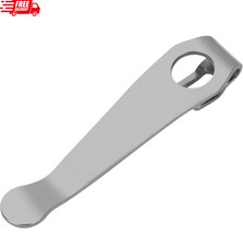 Titanium Deep Carry Pocket Clip for Spyderco Wire Clip Knives, Premium Custom... picture