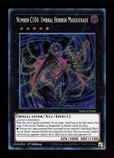 Yu-Gi-Oh Number C104: Umbral Horror Masquerade (Secret Rare) RA05-EN046 NM picture