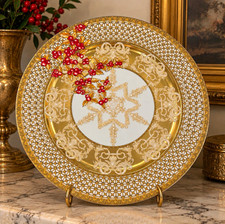 Versace Rosenthal Christmas in Your Heart 2010 12.25” Charger Service Plate picture