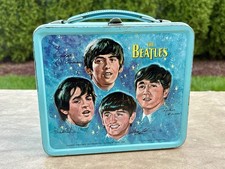 Vintage Aladdin 1965 The Beatles Metal Lunchbox - GREAT COLOR - NO RESERVE - picture