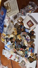 Lot of Vintage Pin Stamps Lapel Pins picture