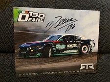 James Deane 130 Signed Car Promo Hero Card Formula Drift Masters Irish Legend picture