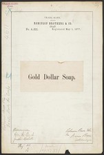 Photo:Robinson Brothers Co Gold Dollar Soap Trade Mark 1877 Advertisement picture
