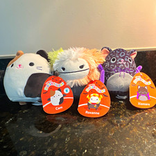 Squishmallows Halloween Plush Lot Cam Roxanne Xiomara Multicolor New w/Tags picture