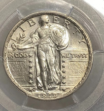 @1919-D Standing Liberty Quarter,RARE This Nice, Choice Unc++ Key Date picture