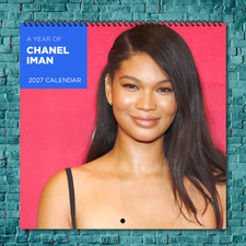 Chanel Iman 2027 Wall Calendar 12 Month Celebrity Photo Fan Collectible picture