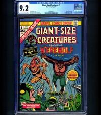 1974 1ST APPEARANCE TIGRA Giant-Size Creatures #1 CGC 9.2 Werewolf Marvel Comics picture
