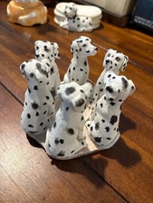 Continental Creations 2002 True Friends Dalmatian Dogs Puppies Candle Holder picture