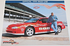 2000 Chevrolet Monte Carlo 1999 Indy 500 Pace Car Hand Out Jay Leno Driver picture