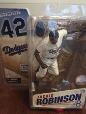 Jackie Robinson McFarlane Toys Cooperstown Series 3 figure.  Brooklyn Dodgers. picture