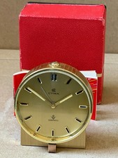 VINTAGE CYMA SONOMATIC 8 SWISS 16 JEWELS MECHANICAL ALARM CLOCK WORKING BOX BOOK picture