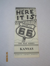 2000 Series Here It Is Route 66 Kansas Ghost Town Press Road Map Guide~HrcB picture