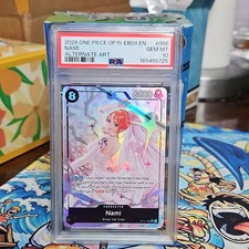 2026 ONE PIECE OP15-EB04-ADVENTURE ON KAMI'S ISLAND ALTERNATE ART NAMI PSA 10 picture