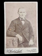 Antique CDV Portrait Photo Young Man Philadelphia PA Helterbride 2nd St picture