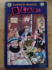 BLAB #5 - 1990 - Underground comix - Joe Coleman interview, Spain Rodriguez picture
