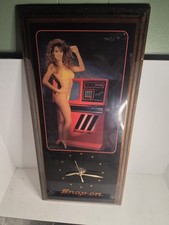 Vintage Snap-on Tools Counselor XL Clock Pinup Girl Garage Wall Sign Working picture
