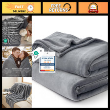 Bedsure GentleSoft Fleece Throw XL Blanket for Couch - 300GSM Soft Lightweight P picture