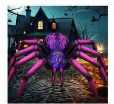 9 Foot Inflatable Purple Spider picture