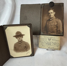 WW1 Soldier Portraits & Registration Draft Card USTC Pin picture