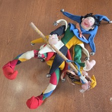 Vintage Jester Felt Doll - Roldan Klumpe picture