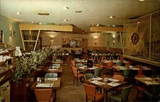 Rocky Mount North Carolina Rio Restaurant US 301 dining room vintage postcard picture