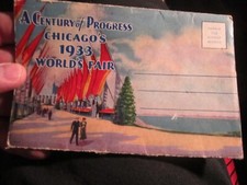 1933 A CENTURY OF PROGRESS THE CHICAGO FAIR SCENES CARDS SET UNUSED - GWW picture