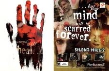 Vintage Print Ad 2001 Silent Hill 2 PS2 PlayStation 2 Horror Original Promo Art picture