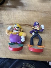 Wario & Waluigi Super Mario Amiibo Bundle – Nintendo – Loose / Great Condition picture