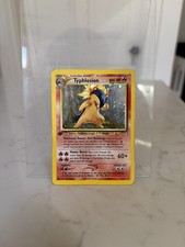 Nintendo Pokémon TCG Typhlosion Neo Genesis 1st Ed Holo 17/111 100 HP picture
