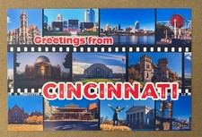 New postcard 4x6 Cincinnati Multiview Greetings from Cincinnati Ohio picture