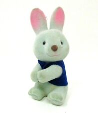 Vintage Easter Bunny Flocked Pencil Hugger Happy Easter 3.25in picture