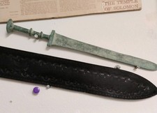 Ancient Luristan Bronze Sword Over 15
