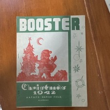 1942 Napier Field Booster Christmas Issue WWII Army Air Forces Alabama Rare picture