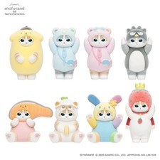 mofusand x Sanrio Characters Fluffy Flocked Figure Collection Vol.3 8pcs Random picture