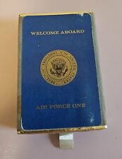 Vintage  AIR FORCE ONE  Playing Cards  WELCOME ABOARD  Pack of Cards picture