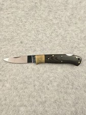 Vintage Kershaw 1993 Japan Limited Edition Folding Pocket Knife Brass Sheath picture