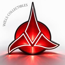 Star Trek Klingon Lamp, Inspired By The Star Trek Series ~ Multiple Brightness picture