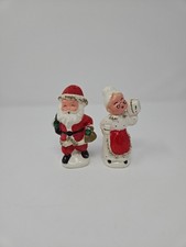 Vintage Commodore Christmas Trees Salt & Pepper & Toothpick Holder (Japan) picture