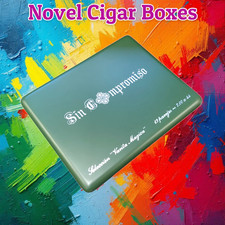 Sin Compromiso Varita Magica Empty Wooden Cigar Box 10.25x8.5x1 picture