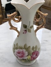 Antique Vase Lefton Exclusives Japan Trademark 4072 Hand Painted picture