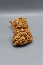Ancient GIMLI Viking Pipe Handmade  Block Meerschaum-NEW W CASE#179 picture