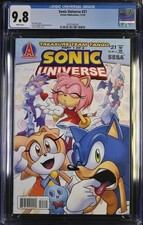 Sonic Universe #21 2010 Archie Publications CGC 9.8 Only 9.8 copy on census picture