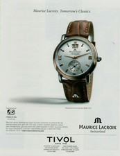 1999 Maurice Lacroix Masterpiece Grand Guichet Classic Watch Vintage Print Ad picture