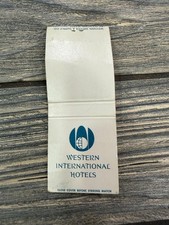 Western International Hotels Vintage Standard Size Matchbook picture