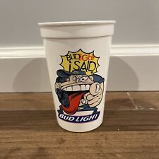 Vintage Jerky Boys Rizzo Bud Light I Said - Draft Plastic Cup 5” Budweiser Rare picture
