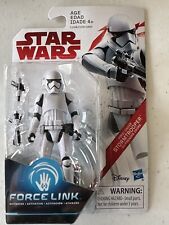 First Order Stormtrooper Star Wars 3.75' Force Link Figure Hasbro 2017 C9+ Ep8 picture