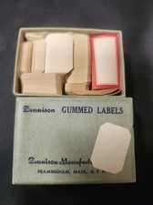 Dennison Gummed Labels Vintage picture