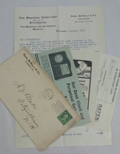Vtg 1901 Letterhead-Cover Rand McNally Co Chicago IL Attorney Gold Pen Ad Letter picture